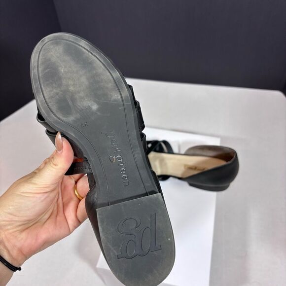 PAUL GREEN Lucia D'orsay Sandal - Black Leather Size UK 5.5 US 8 - Picture 14 of 16